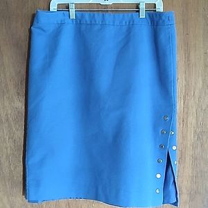 Worthington women's skirt size 16 blue